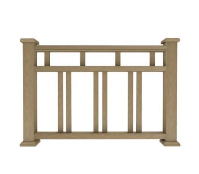 Ограждение из ДПК В1 натуральный от производителя Dortmax по цене 11 680 р Ограждение из ДПК В1 натуральный от производителя Dortmax по цене 11 680 р