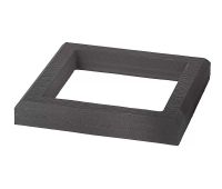 Рамка ДПК для столба 100x100 Графит Рамка ДПК для столба 100x100 Графит