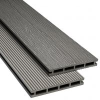 Террасная доска FG Stelo 3D - Графит Террасная доска FG Stelo 3D - Графит