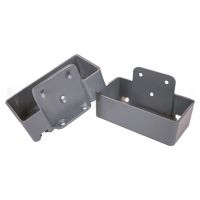 Крепление перил из алюминия прямое Серый Крепление перил из алюминия прямое Серый