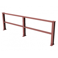 Декоративные ограждения ДПК " Ковбойская изгородь", Мербау, шлифованное