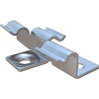 Кляймер металл "бесшовный" для досок толщиной 18мм Кляймер металл "бесшовный" для досок толщиной 18мм