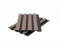 Стеновая панель брусковая из ДПК CO-EX MIX Snow Mix Стеновая панель брусковая из ДПК CO-EX MIX Snow Mix