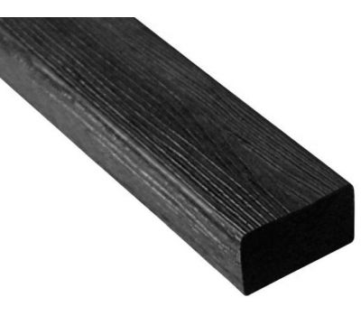 Брус лавочный полнотелый ДПК шлифованный Чёрный от производителя  OutDoor по цене 912 р