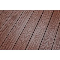 Террасная доска Смарт 3D Полнотелая с пазом Орех Милано