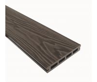 Террасная доска Смарт 3D Пустотелая с пазом Тик Киото Террасная доска Смарт 3D Пустотелая с пазом Тик Киото