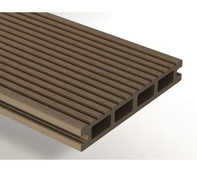 Террасная доска ДПК Select 146х22мм Кофе от производителя  Woodvex по цене 680 р