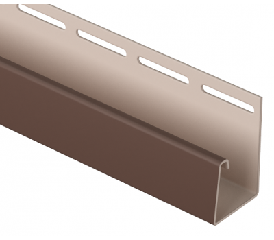 J-профиль фасадный 30 мм Табачный от производителя  Docke по цене 530 р