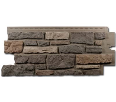 Цокольный сайдинг Creek Ledgestone (Бутовый камень) Bucks County Gray от производителя  Nailite по цене 0 р