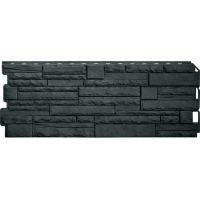 Фасадные панели Скалистый камень ЭКО Графит