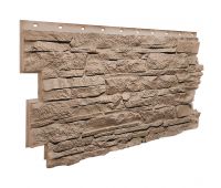 Фасадные панели (цокольный сайдинг) коллекция Скала - Песочный Фасадные панели (цокольный сайдинг) коллекция Скала - Песочный