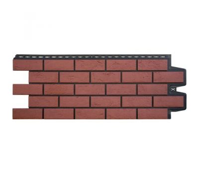 Фасадные панели Cостаренный кирпич Элит Корица (Махагон) чёрный ШОВ от производителя  Grand Line по цене 704 р