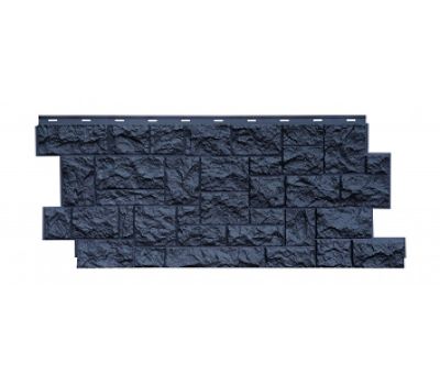 Цокольный сайдинг «Камень северный» Графитовый от производителя  Nordside по цене 555 р