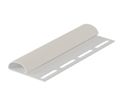 Финишная планка для сайдинга Элит, белая от производителя   по цене 300 р