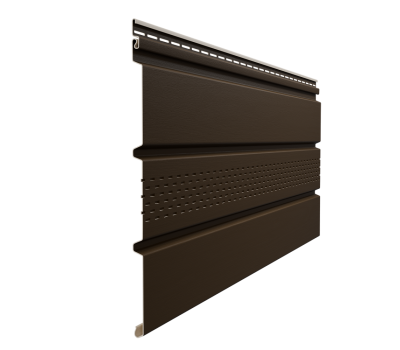 Софит Элит с центральной перфорацией коричневый (темный дуб) от производителя   по цене 740 р