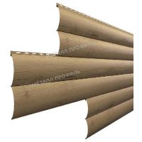 Металлический сайдинг Woodstock-Н-28х330 (ECOSTEEL_MA-01-Сосна-0.5)