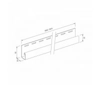 J-Trim для винилового сайдинга VOX Standart