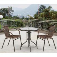 Комплект плетеной мебели из иск. ротанга Асоль-7 TLH-037B/TLH-060 brown-2pcs Комплект плетеной мебели из иск. ротанга Асоль-7 TLH-037B/TLH-060 brown-2pcs