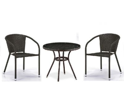 Комплект плетеной мебели из иск. ротанга Асоль-7 T282ANT/Y137C-W53 Brown 2Pcs от производителя Afina по цене 25 500 р Комплект плетеной мебели из иск. ротанга Асоль-7 T282ANT/Y137C-W53 Brown 2Pcs от производителя Afina по цене 25 500 р