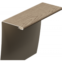 Околооконный профиль универсальный под дерево 89/254 мм Сибирский