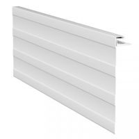 J-фаска ( ветровая, карнизная планка ) белая для сайдинга