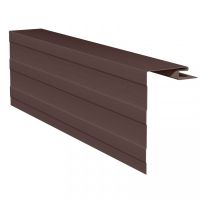 Приоконная планка (околооконный профиль) коричневый для сайдинга