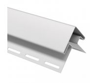 Внешний (наружный) угол белый для сайдинга Внешний (наружный) угол белый для сайдинга