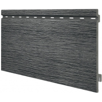 Виниловый сайдинг панель одинарная Kerrafront Wood Design - Graphite Виниловый сайдинг панель одинарная Kerrafront Wood Design - Graphite