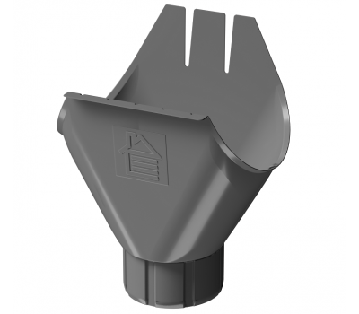 Воронка желоба D125, ГРАФИТ (RAL 7024) от производителя  Docke по цене 830 р