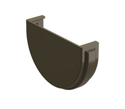 Заглушка желоба универсальная Premium ПВХ Каштан от производителя  Docke по цене 109 р