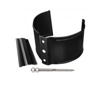 Кронштейн трубы (на кирпич) Чёрный (RAL 9005) Кронштейн трубы (на кирпич) Чёрный (RAL 9005)